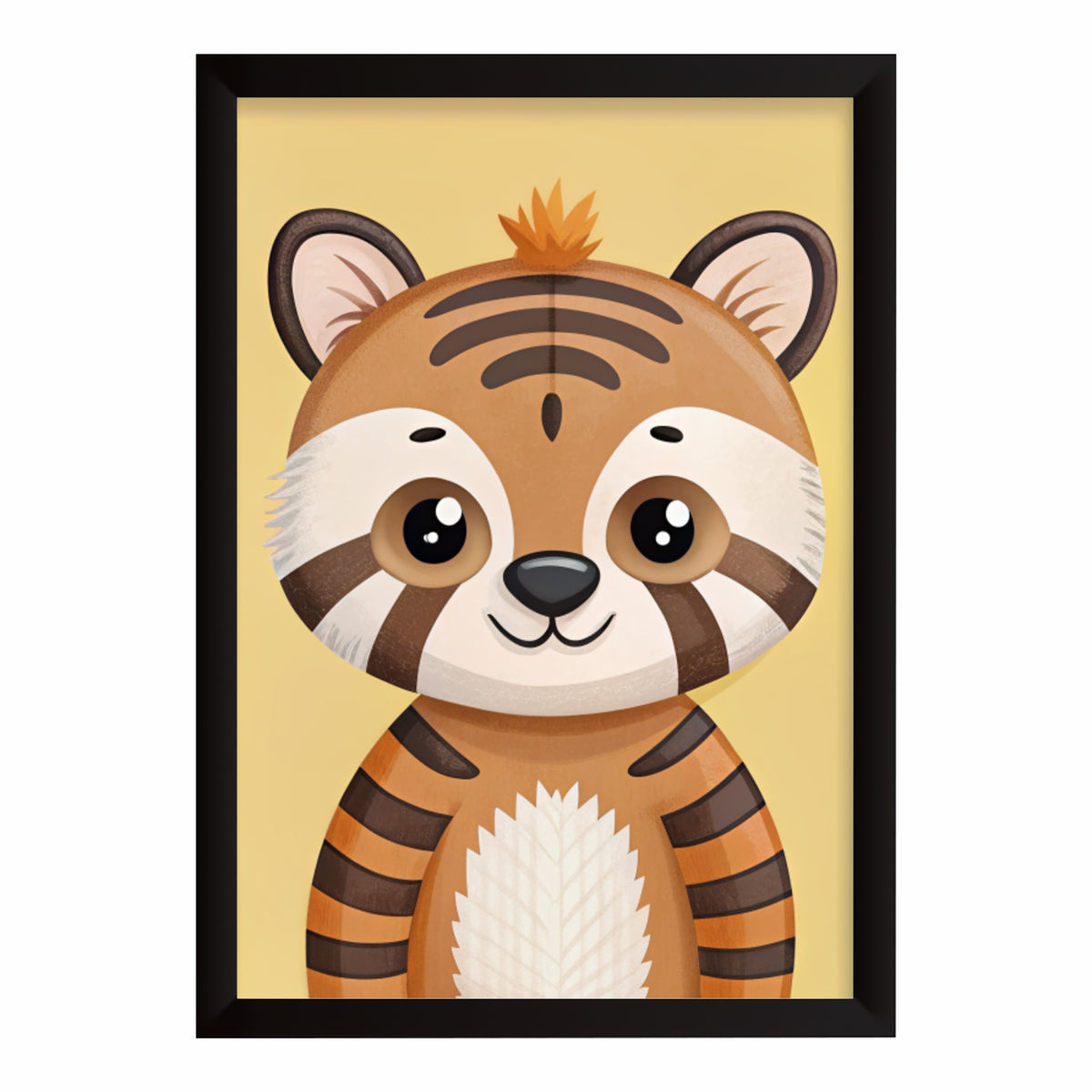 Cute Tiger Cub Wall Art | Tiger Nursery Decor