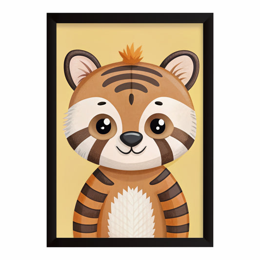 Cute Tiger Cub Wall Art | Tiger Nursery Decor
