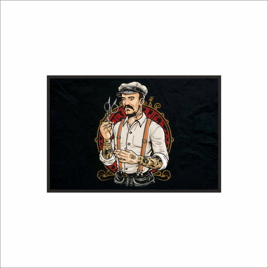 Vintage Barber – Classic Style Wall Art ✂️🔥