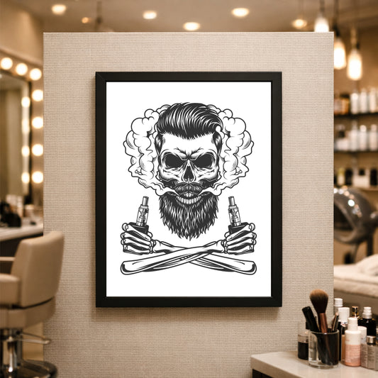 The Skull Barber – Fearless Grooming Art 💀✂️