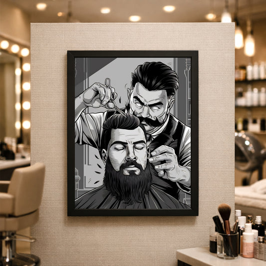 The Art of Precision – Classic Barber Masterpiece ✂️🧔