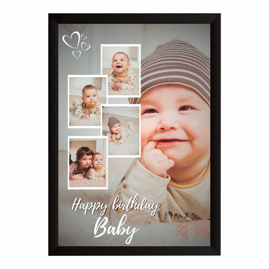 Customized Baby Birthday Photo Frame