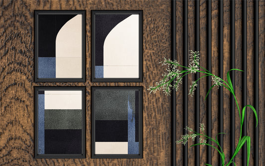 Modern Stillness – Neutral Abstract Wall Art 🤍🖤✨