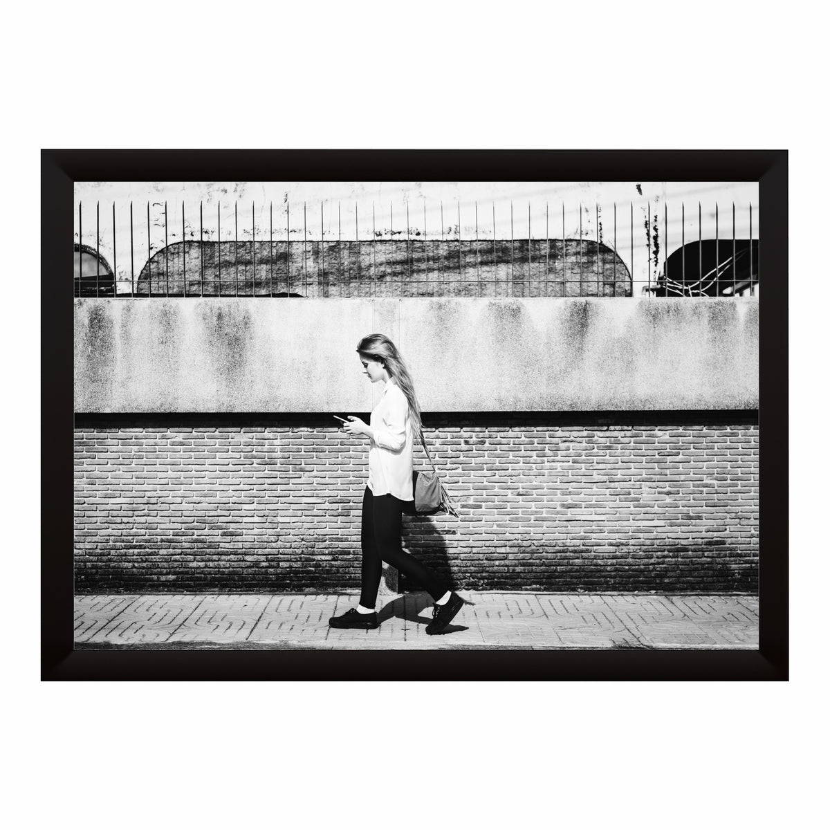 Urban Lifestyle Black & White Wall Art | Minimalist Street Photography