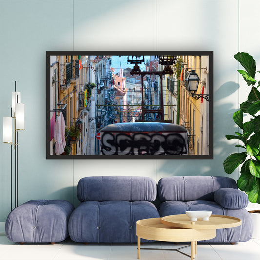 Historic City Street Wall Art | Urban Travel Photography