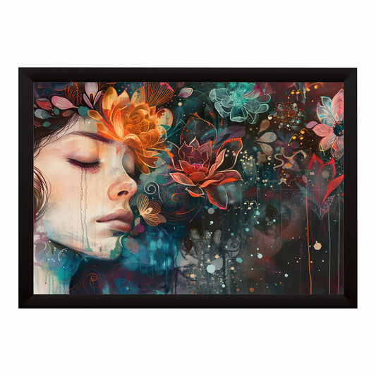 Floral Woman Wall Art