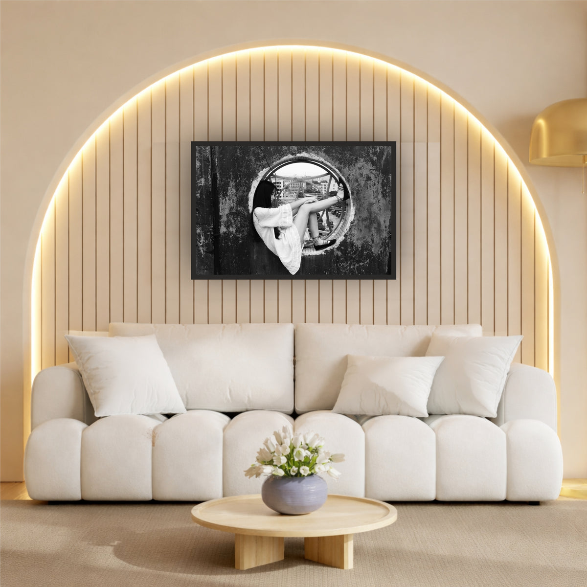 Surreal Woman Black & White Wall Art | Contemporary Photography