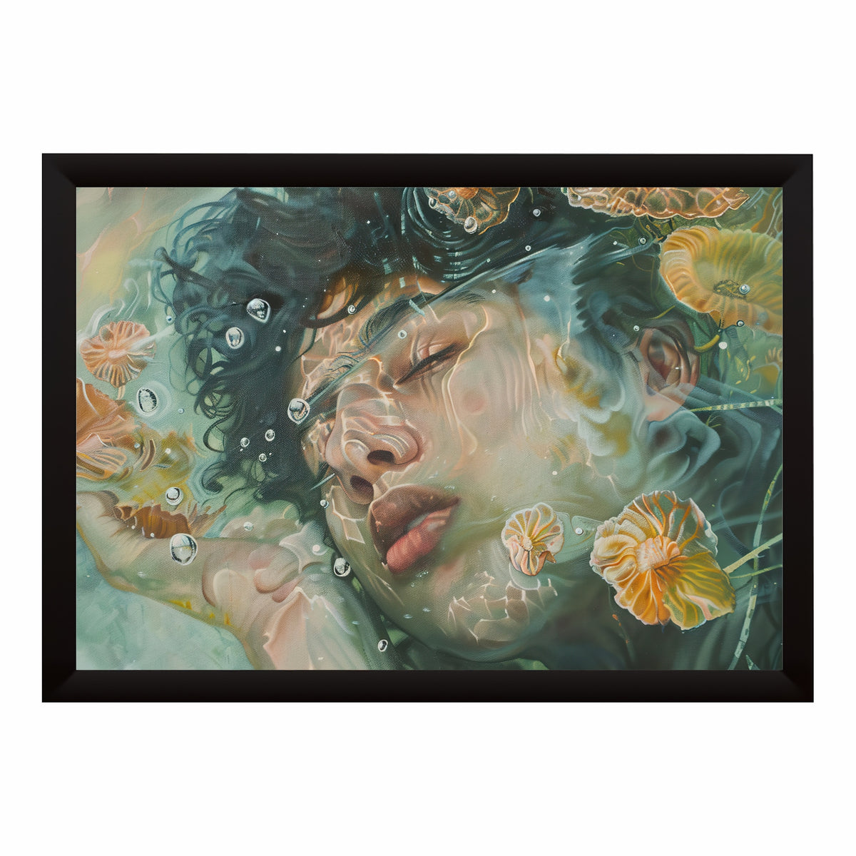 Underwater Woman Wall Art