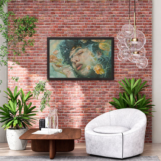 Underwater Woman Wall Art