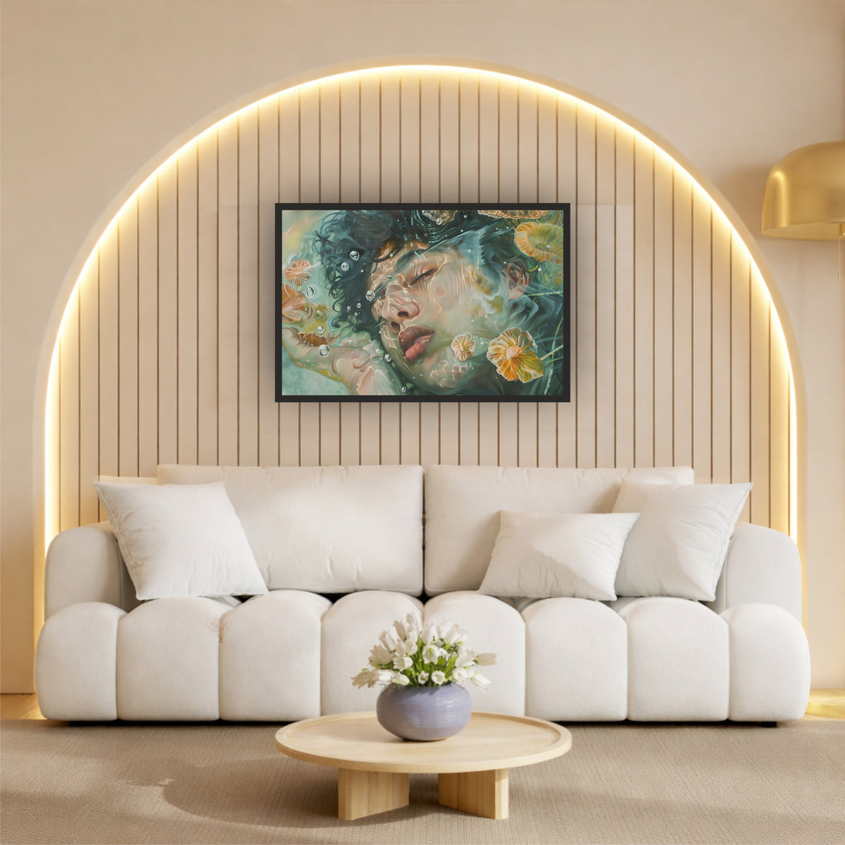 Underwater Woman Wall Art
