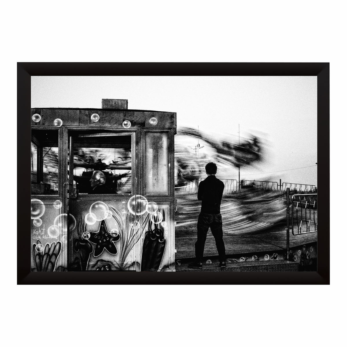Urban Motion Black & White Wall Art | Street Photography