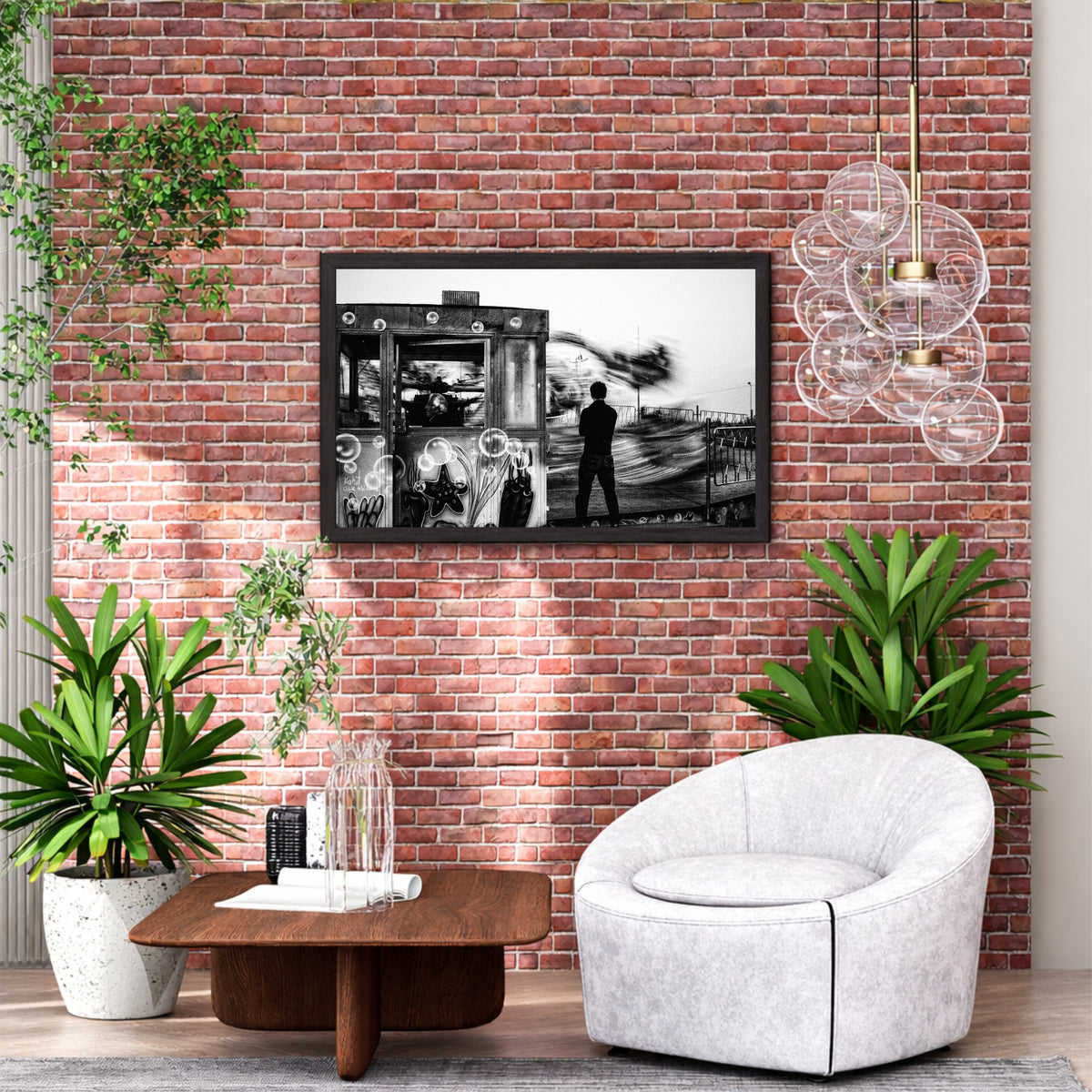 Urban Motion Black & White Wall Art | Street Photography