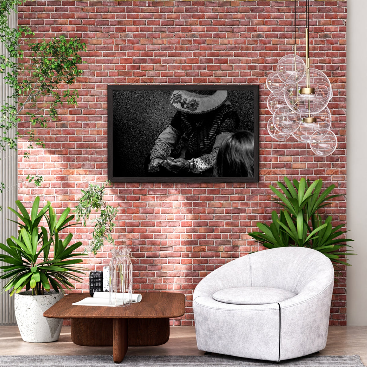 Vintage Hat Street Photography Black & White Wall Art | Lifestyle Art