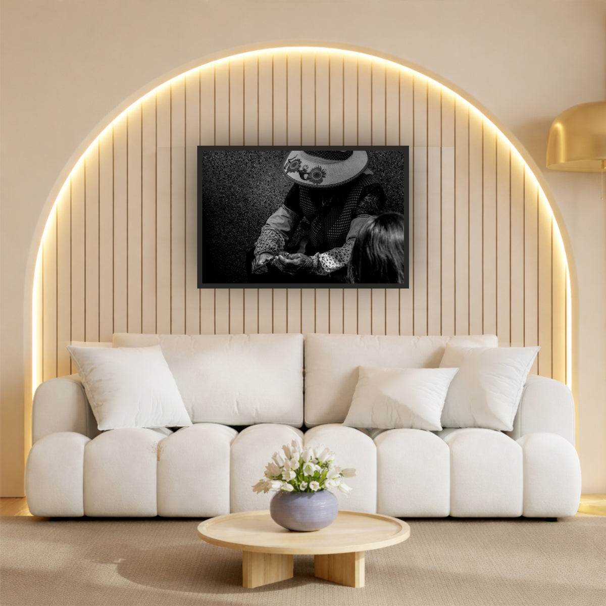 Vintage Hat Street Photography Black & White Wall Art | Lifestyle Art