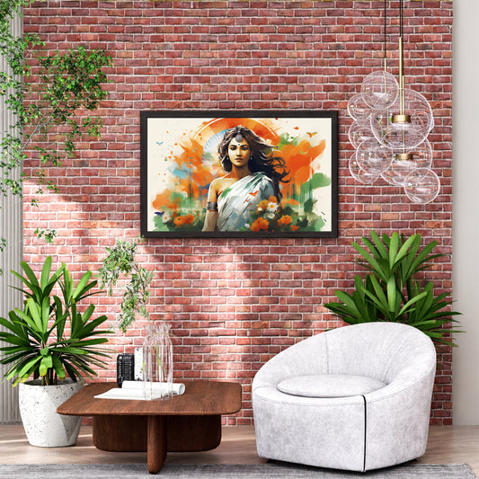 Indian Woman Wall Art