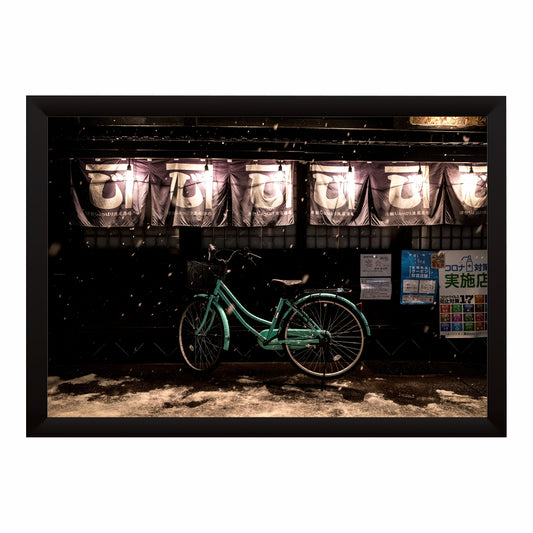 Japanese Street Bicycle Wall Art | Urban Travel Photography