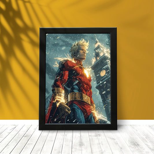 ⚡ Unleash Your Power – Heroic Motivation Wall Frame!