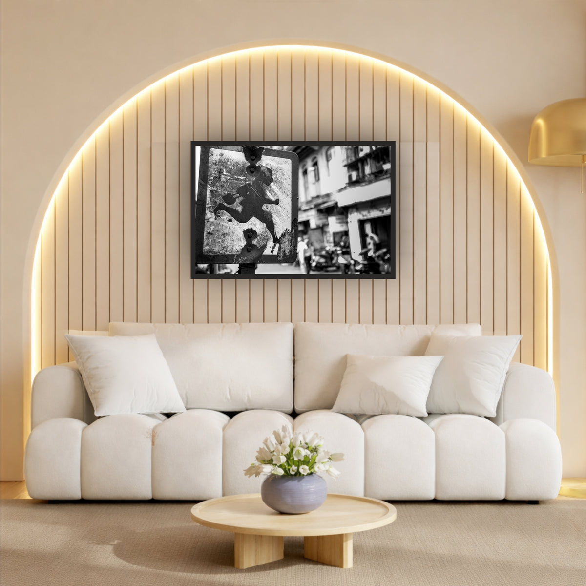 Vintage Street Sign Black & White Wall Art | Urban Photography
