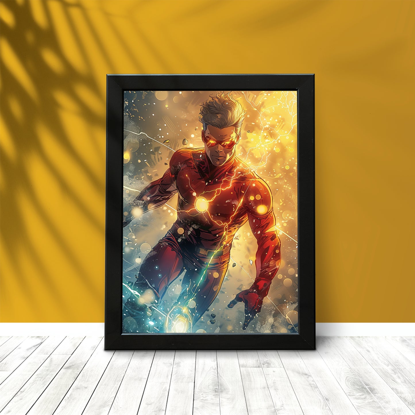 ⚡ Unleash Your Inner Hero – Dynamic Superhero Wall Frame! ⚡