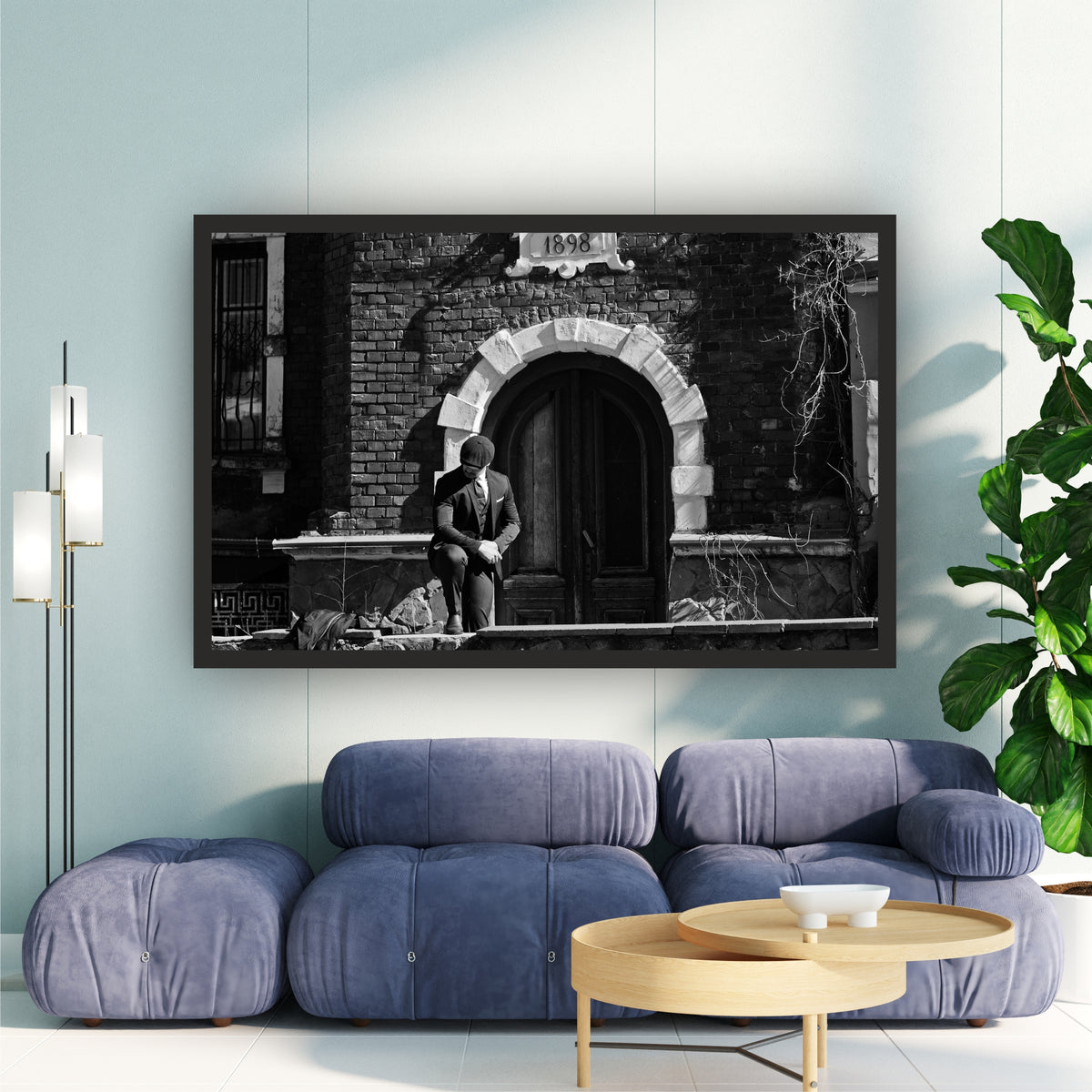 Vintage Gentleman Wall Art | Black & White Photography