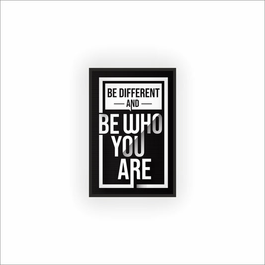 It’s OK to Be Different and Be Who You Are Wall Frame – Motivational Home Décor!