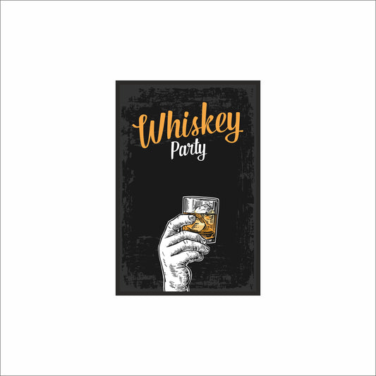 “Whiskey Party – Vintage Bar Art” 🥃🖤