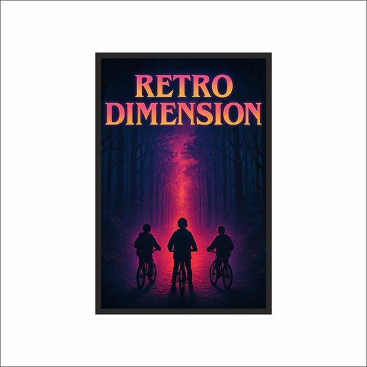 “Retro Dimension – Neon Adventure Frame” 🚲💜🌌
