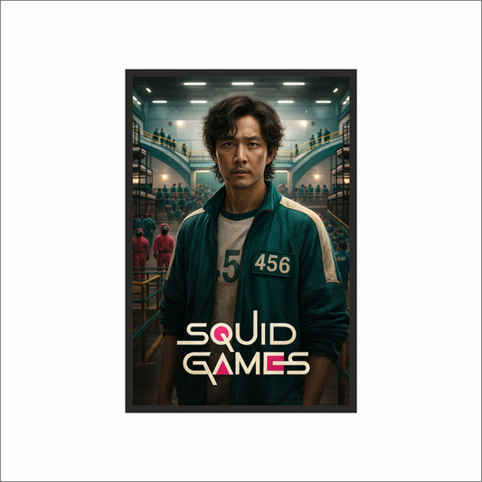 “Player 456 – Survival Game Frame” 🟥🔢