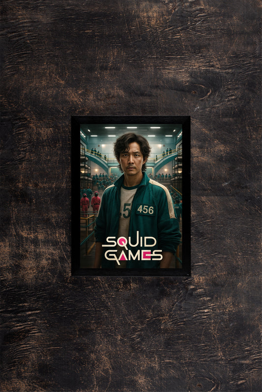 “Player 456 – Survival Game Frame” 🟥🔢