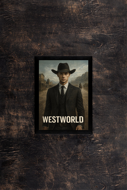 “Westworld Gunslinger – Desert Frontier Frame” 🤠🌵