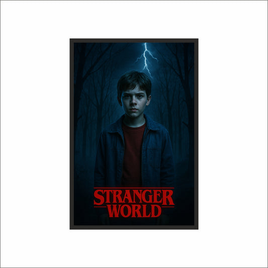 “Lost in the Dark – Stranger World Inspired Frame” ⚡🌌