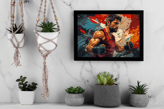 “Unstoppable Motion – Sports Energy Inspired Frame” 🥊🔥