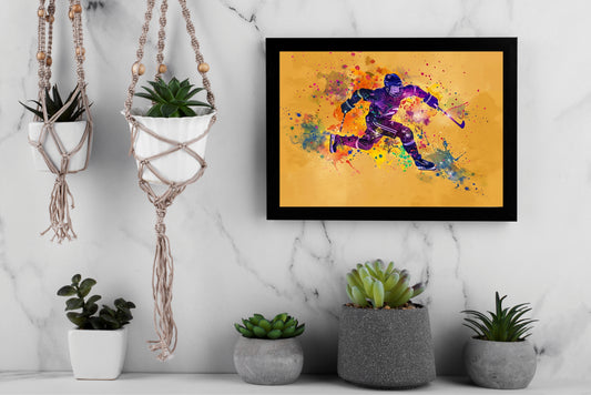 “Unstoppable Motion – Sports Energy Inspired Frame” 🏑🔥