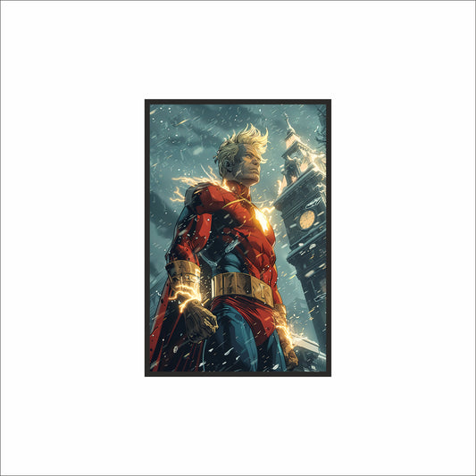 ⚡ Unleash Your Power – Heroic Motivation Wall Frame!