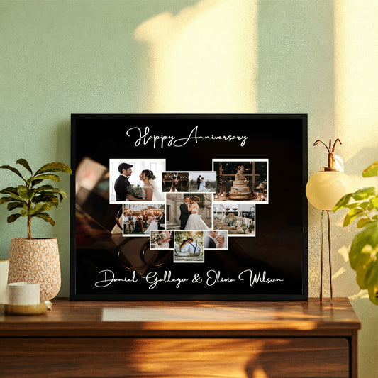 Customized Anniversary Photo Collage
