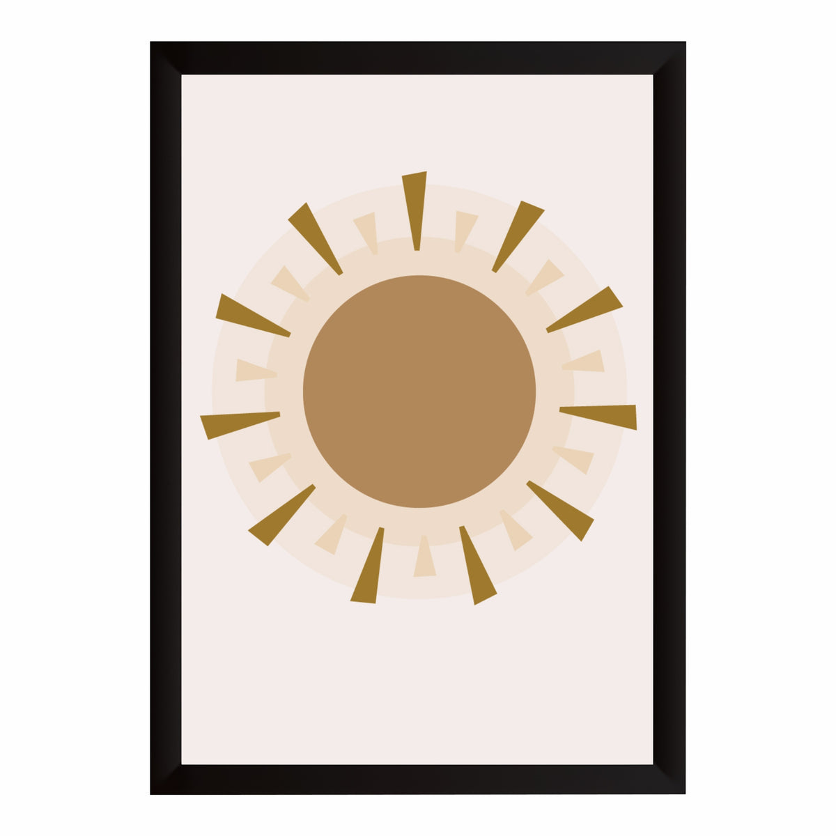 Boho Sun Wall Art | Minimalist Sun Poster | Kids Nursery Decor