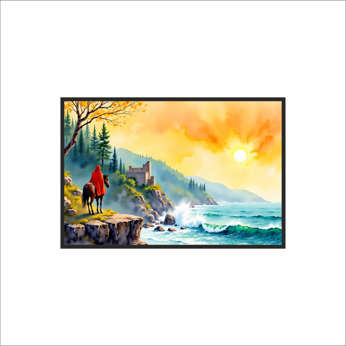 Guardian of the Coast Wall Art Photo Frame – Epic Landscape Art Frame