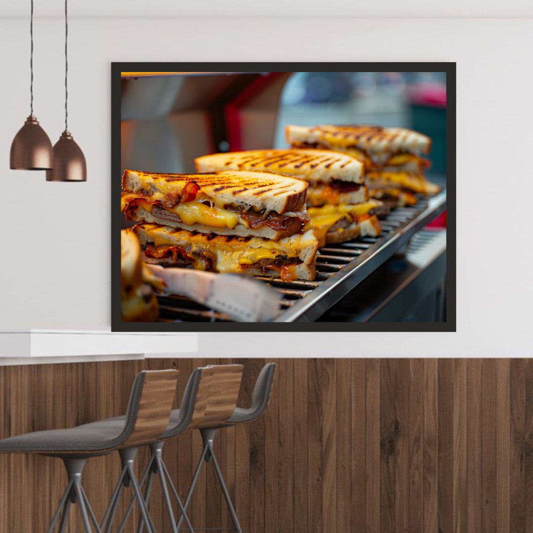 Delicious Sandwich Wall Frame – A Treat for Food Lovers