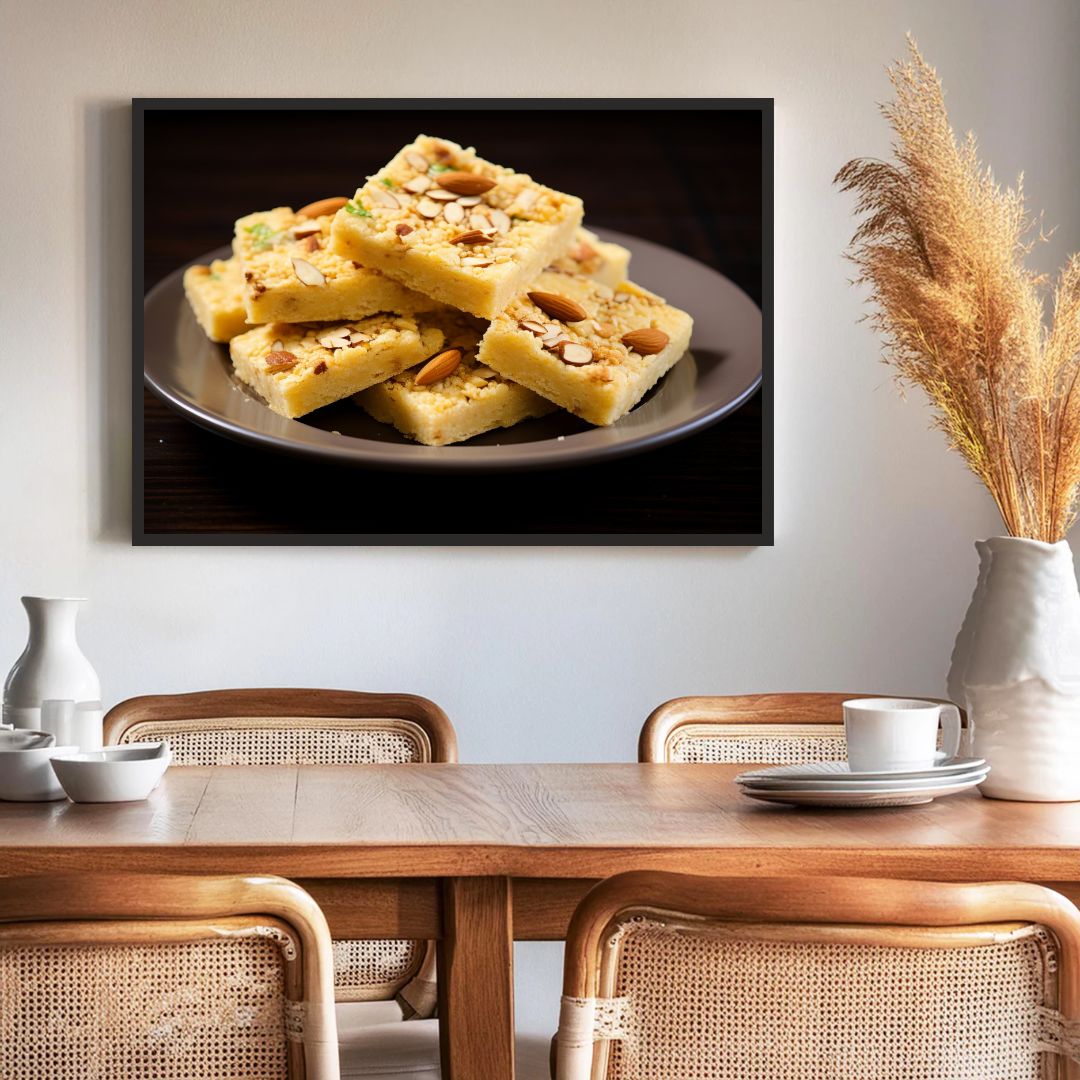 Burfi Wall Frame – A Sweet Delight for Your Space