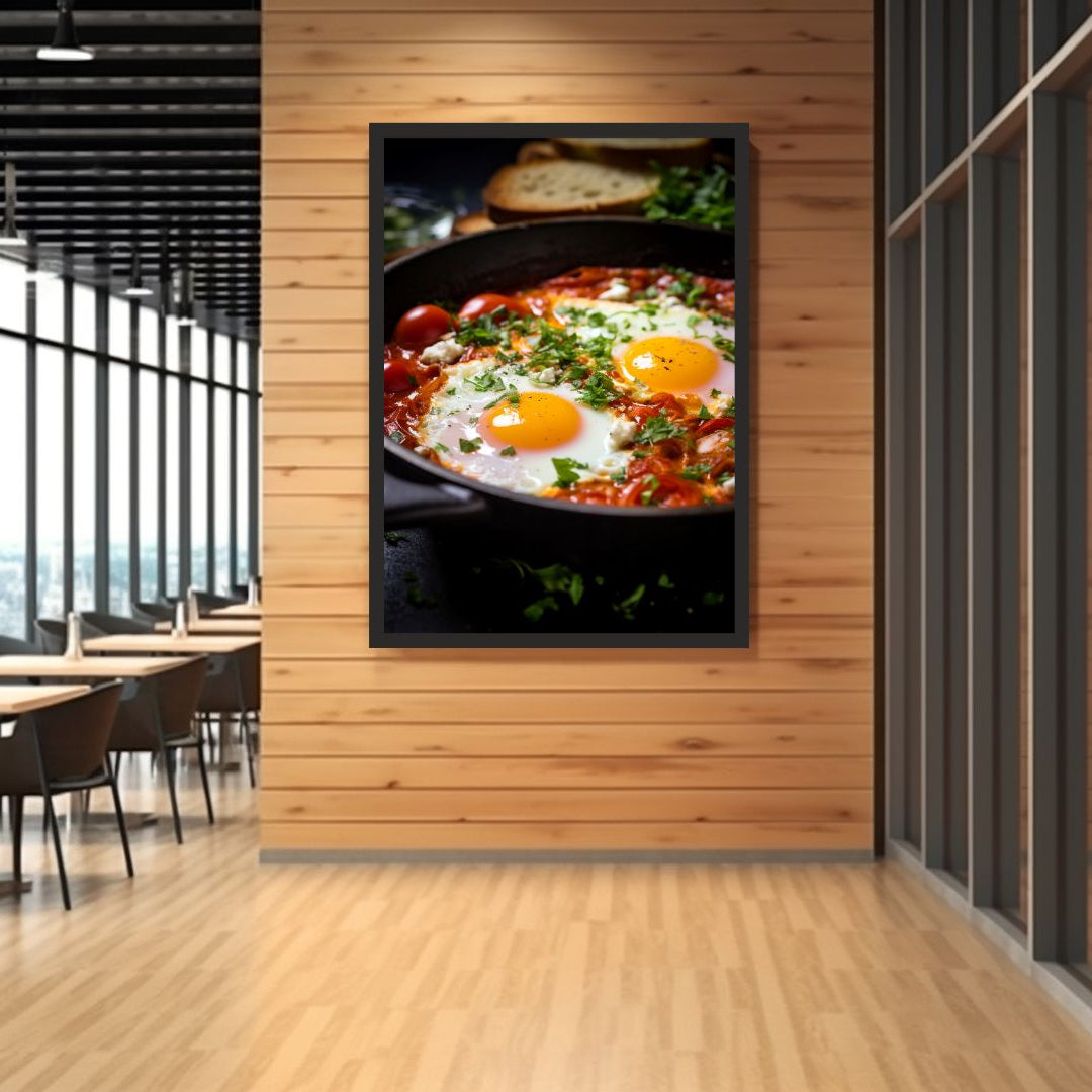 Classic Omelette – A Delicious Wall Frame for Food Lovers