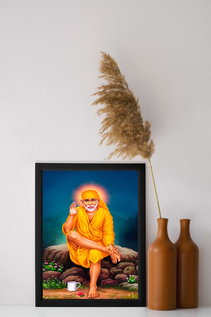 Sai Baba wall frame