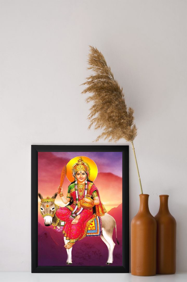 Sheetla Mata Ji Wall Frame