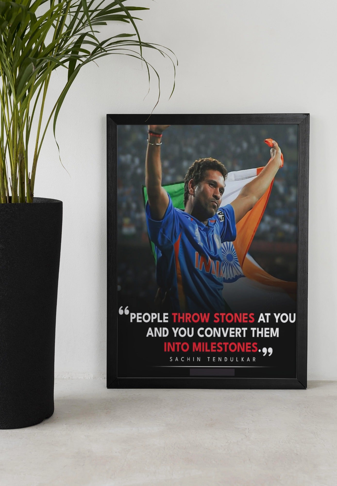 Celebrate the Legacy of Sachin Tendulkar with This Iconic Wall Frame