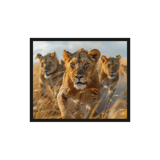 Majestic Lion & Nature Wall Art – Power Meets Serenity 🦁🌿