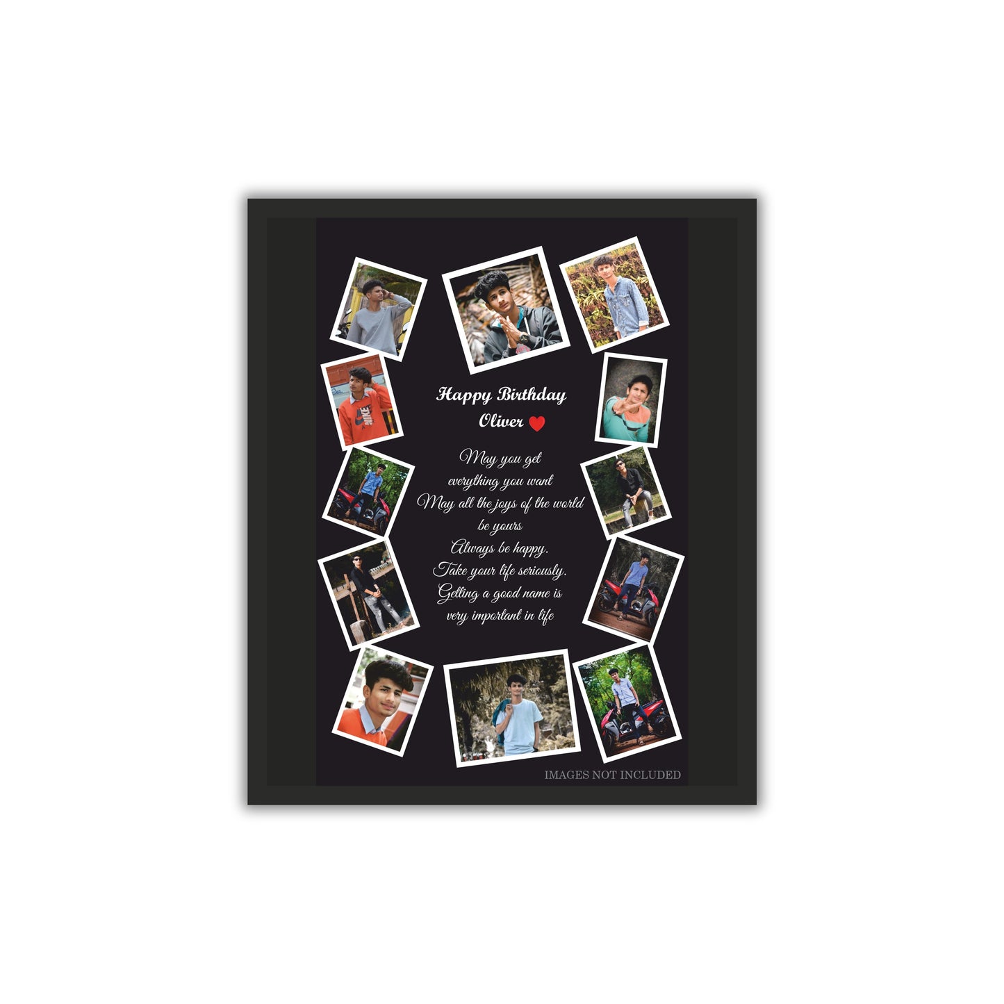Personalized Birthday Collage Frame – Celebrate in Style! 🎉