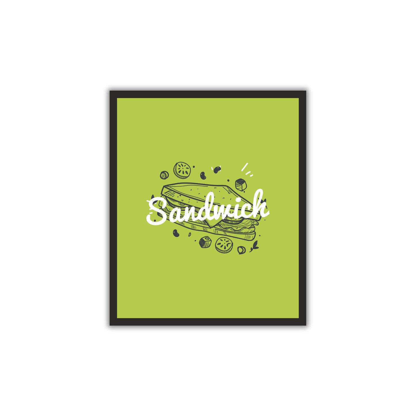 Sandwich Wall Art Frame – A Tasty Touch for Your Kitchen!