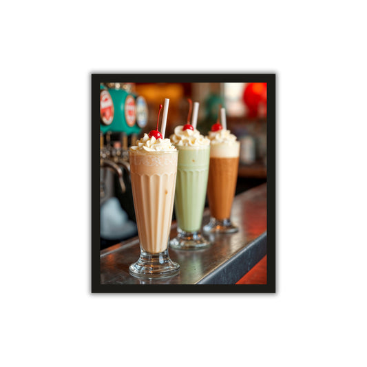 Ice Cream Delight – A Refreshing Wall Frame for Dessert Lovers