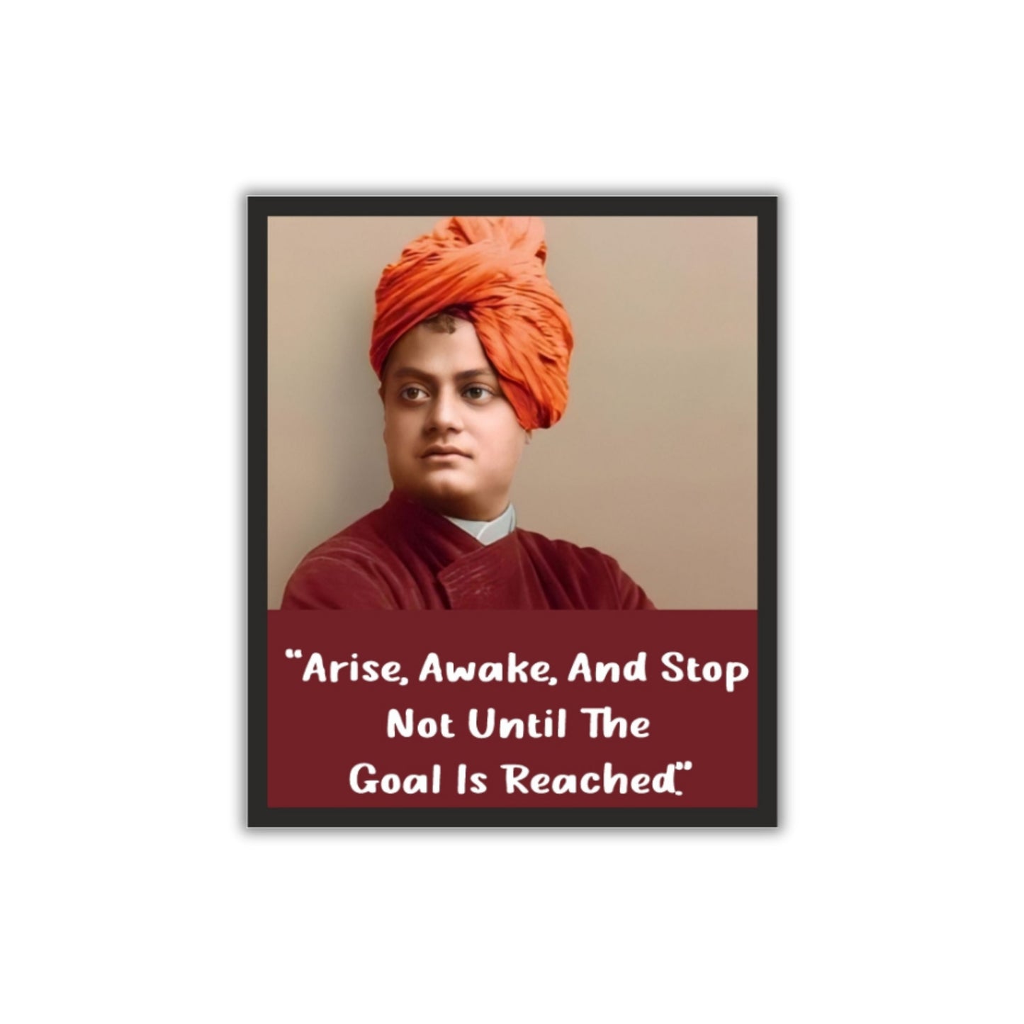 Arise, Awake, and Inspire – Swami Vivekananda Wall Frame