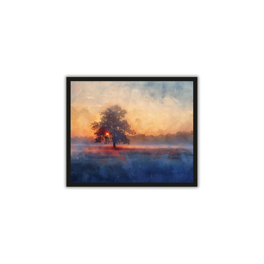 Sunset Nature Wall Frame – A Breathtaking Blend of Colors & Serenity
