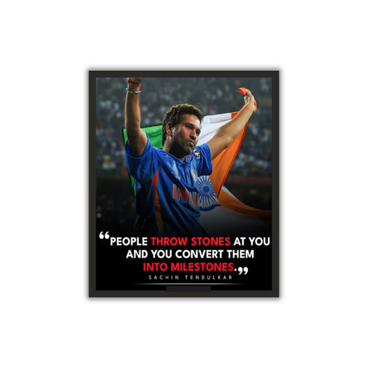 Celebrate the Legacy of Sachin Tendulkar with This Iconic Wall Frame